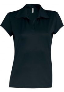 Polo Manches courtes femme noir